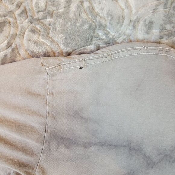 Volcom V-Stain Shirt Men's Medium Gray Tie Dye Distressed USA Made Stone Center - Picture 9 of 11